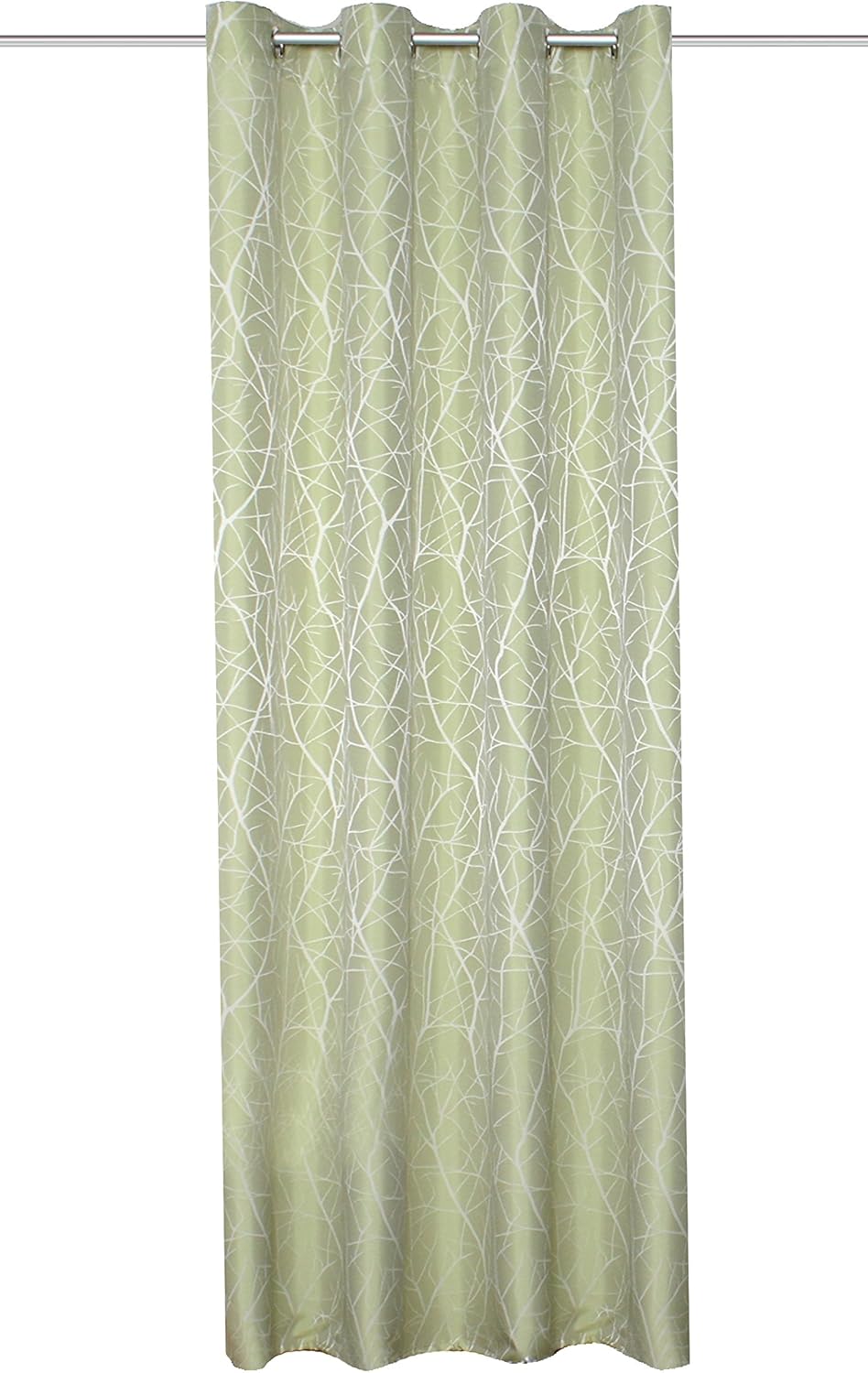 时尚家居时尚 51674-568 孔眼窗帘 245 x 140 cm 绿色